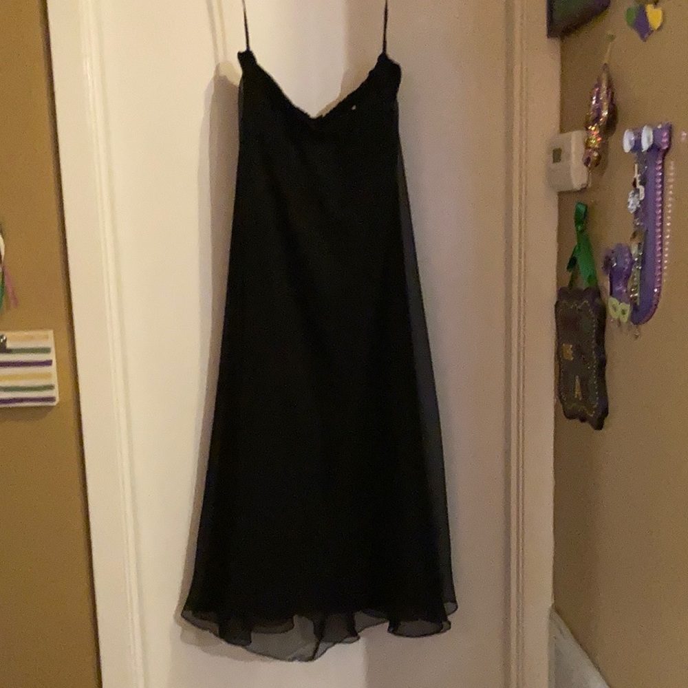 After dark chiffon long skirt.
